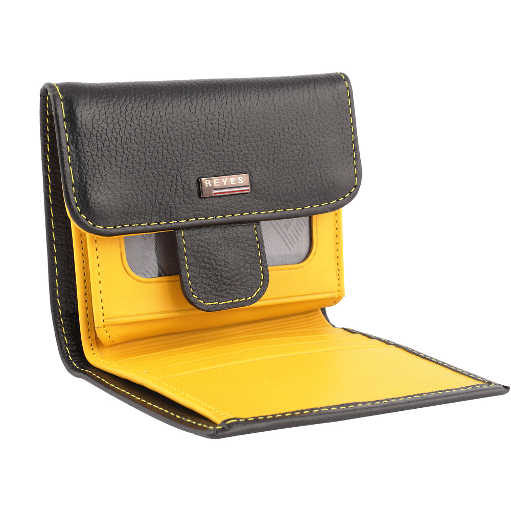 BILLETERA JENNIFFER BD-000088 NEGRO - AMARILLO