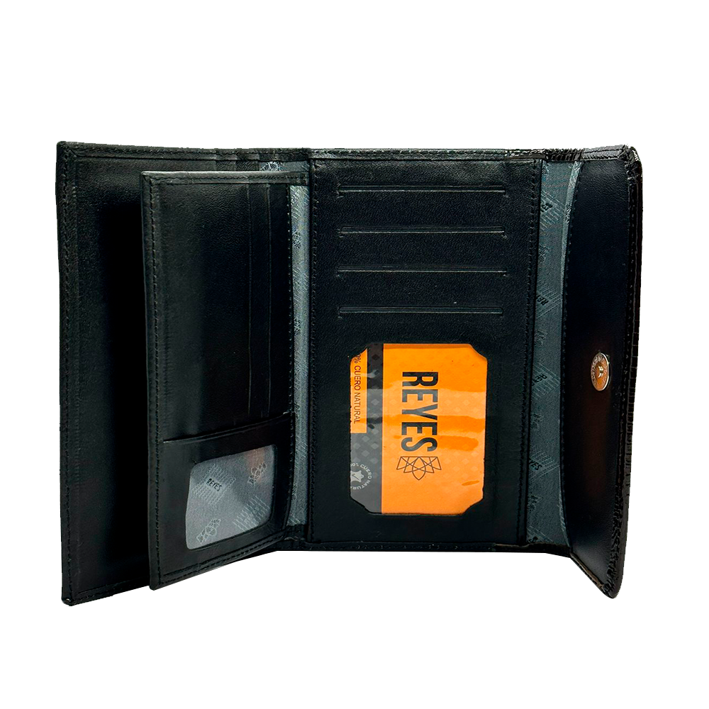 BILLETERA ANTALIA BD-000092 NEGRO - MARRON 