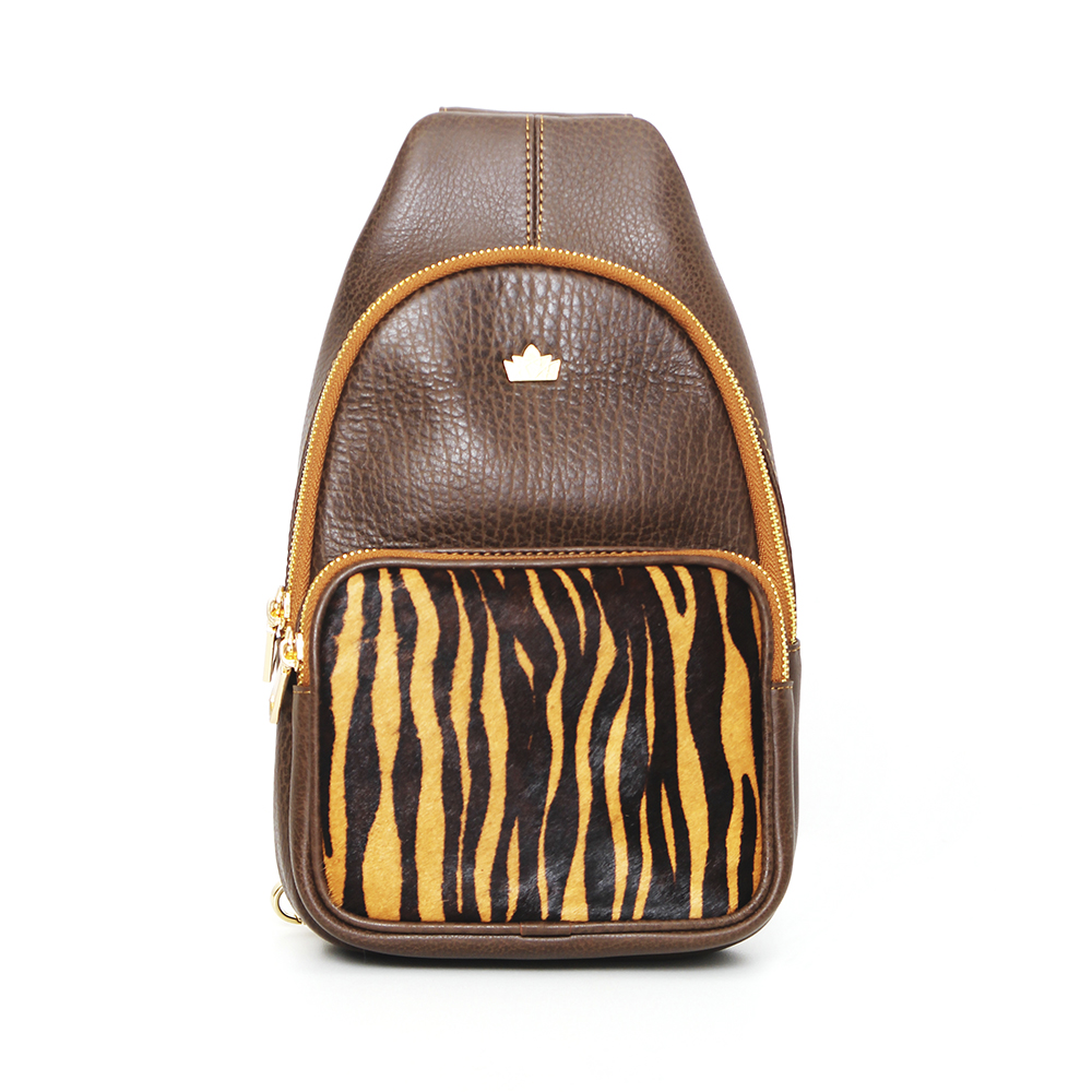 MOCHILA MORRAL MINI CROSS MRD-000393 MARRON 